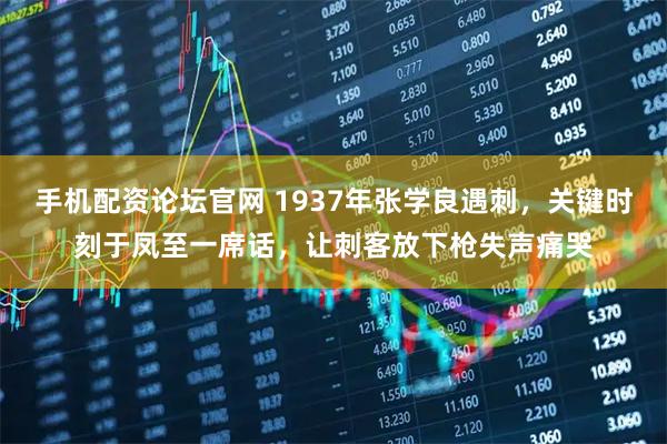 手机配资论坛官网 1937年张学良遇刺，关键时刻于凤至一席话，让刺客放下枪失声痛哭